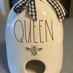 Rae Dunn queen bee birdhouse